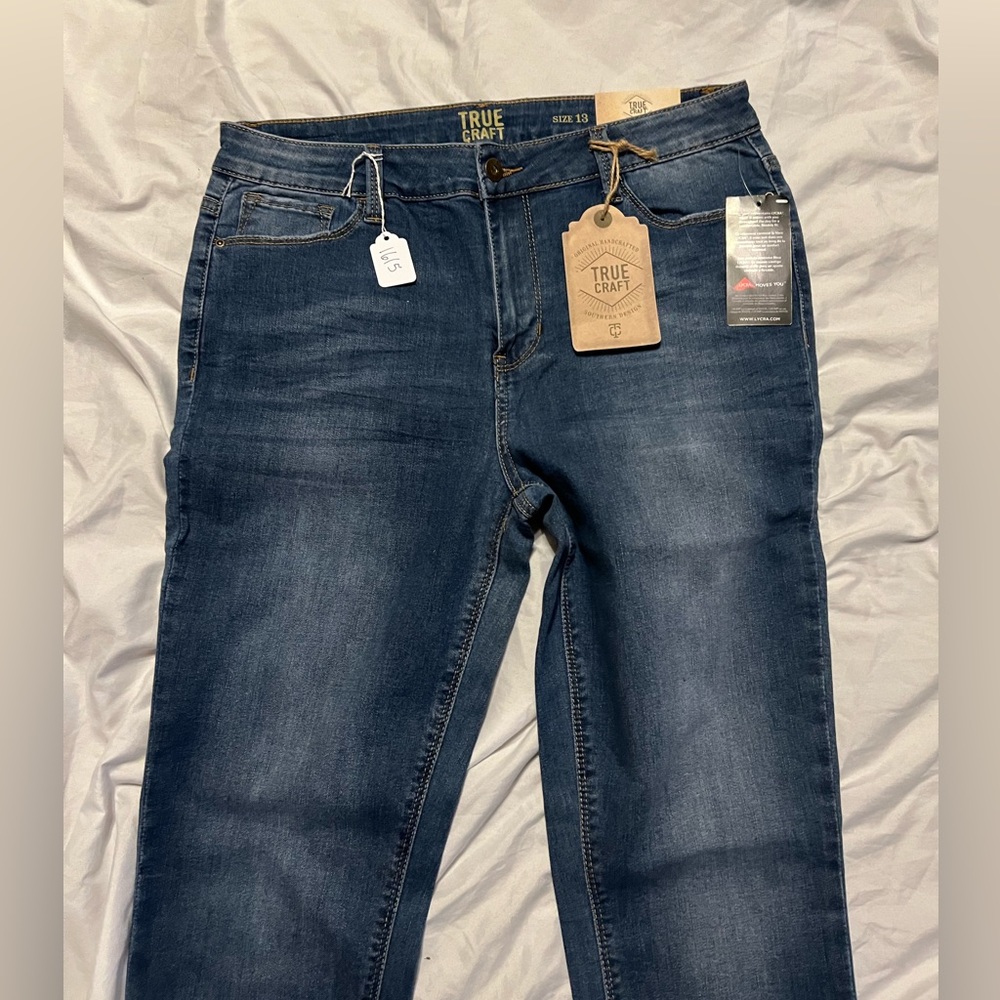 NWT True Craft denim jeans. Size 13.